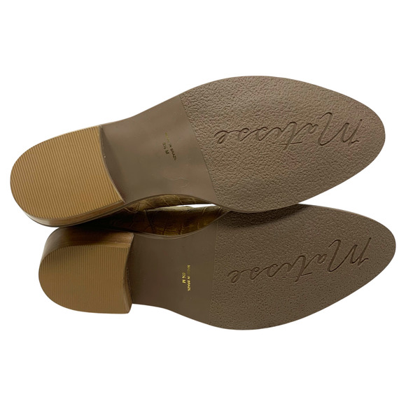 NEW Matisse Sweet Jane Gold Snake Leather Western Ankle Booties Shooties Sz 6.5 - Picture 9 of 10